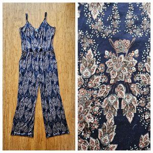 Veronica M Wide-Leg Jumpsuit in Paisley - Large